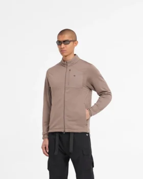 247 Fleecejacke mit durchgehendem Reißverschluss
