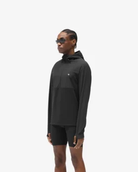 247 Kapuzenpullover mit Viertelreißverschluss