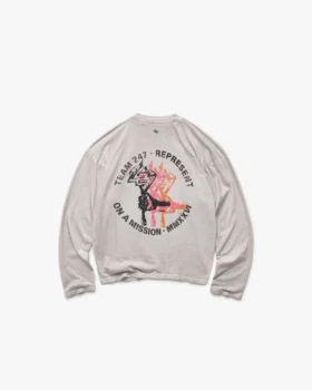 247 Torch Boxy Langarm-T-Shirt