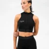 247 Zip Front Performance Crop 247 Zip Front Performance Crop