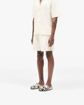 Allover-Print-Frottee-Shorts