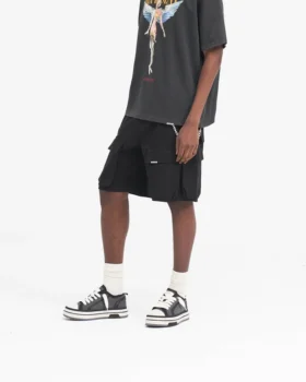 Baggy-Baumwoll-Cargo-Shorts