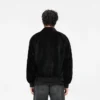Bordeaux-Jacke aus gebürstetem Stoff Bordeaux-Jacke aus gebürstetem Stoff
