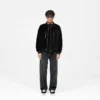 Bordeaux-Jacke aus gebürstetem Stoff Bordeaux-Jacke aus gebürstetem Stoff