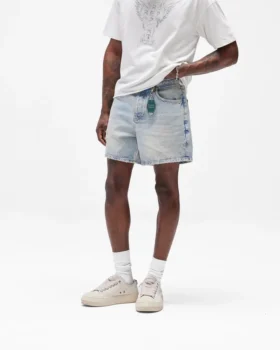 Busy Doing Nothing Denim Shorts