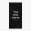 „Busy Doing Nothing“-Strandtuch