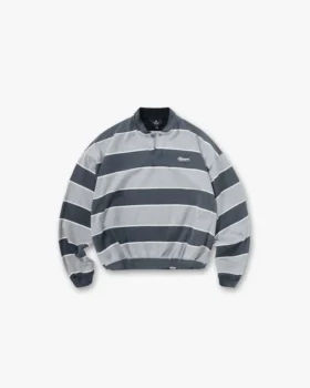 California Striped Henley-Pullover