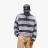 California Striped Henley-Pullover California Striped Henley-Pullover