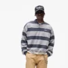 California Striped Henley-Pullover California Striped Henley-Pullover