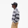 California Striped Henley-Pullover California Striped Henley-Pullover
