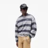 California Striped Henley-Pullover California Striped Henley-Pullover