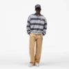 California Striped Henley-Pullover California Striped Henley-Pullover