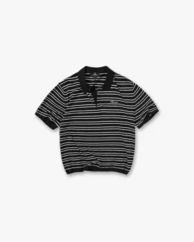 California Striped Knitted Polo