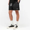 Gewaschene Mesh-Shorts