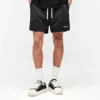 Gewaschene Mesh-Shorts