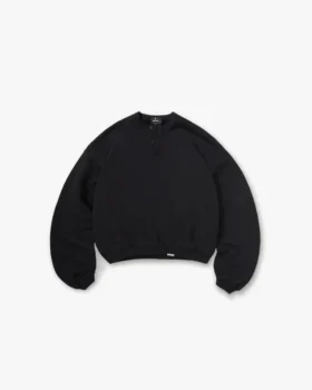 Henley-Pullover mit Initialen