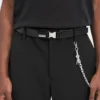 Hose mit abgestuftem Saum Hose mit abgestuftem Saum