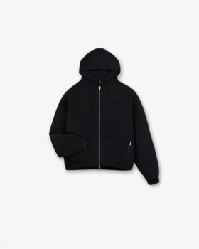 Initial Boxy Zip-Through-Hoodie