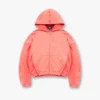 Initial Boxy Zip-Through-Hoodie