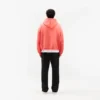 Initial Boxy Zip-Through-Hoodie