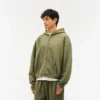 Initial Boxy Zip-Through-Hoodie Initial Boxy Zip-Through-Hoodie