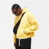 Initial Boxy Zip-Through-Hoodie