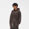 Initial Boxy Zip-Through-Hoodie