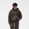Initial Boxy Zip-Through-Hoodie