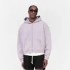 Initial Boxy Zip-Through-Hoodie Initial Boxy Zip-Through-Hoodie