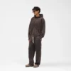 Initial Boxy Zip-Through-Hoodie