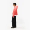 Initial Boxy Zip-Through-Hoodie