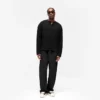 Initial Henley Waffle Langarm-T-Shirt