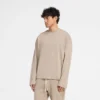 Initial Langarm-T-Shirt mit offenen Ärmelbündchen