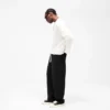 Initial Sheer Rib Langarm-T-Shirt