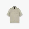 Kurzärmeliges Baumwoll-Overshirt Kurzärmeliges Baumwoll-Overshirt