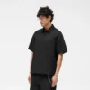 Kurzärmeliges Baumwoll-Overshirt Kurzärmeliges Baumwoll-Overshirt