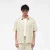 Kurzärmeliges Baumwoll-Overshirt Kurzärmeliges Baumwoll-Overshirt