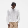 Langarm-Slub-Strick-T-Shirt Langarm-Slub-Strick-T-Shirt