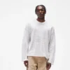 Langarm-Slub-Strick-T-Shirt Langarm-Slub-Strick-T-Shirt