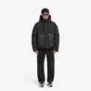 Mehrlagige Daunenjacke mit Kapuze Mehrlagige Daunenjacke mit Kapuze