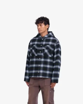Overshirt mit Kapuze