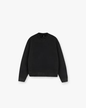 Pullover aus grobmaschigem Strick