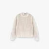 Pullover aus grobmaschigem Strick