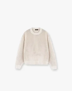 Pullover aus grobmaschigem Strick
