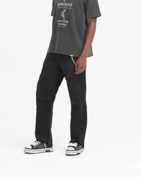 R2 Denim mit abgestuftem Saum