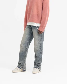 R2 Denim mit abgestuftem Saum