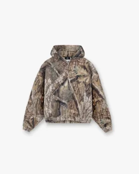 Realtree® Camo-Hoodie mit Reißverschluss und geradem Schnitt
