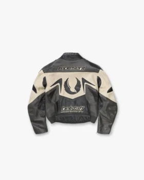 Represent X Belstaff Leder-Rennjacke