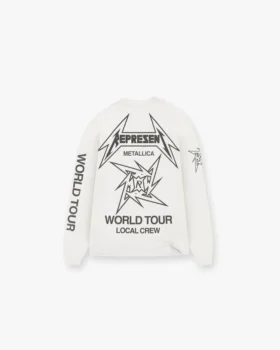 Represent X Metallica Local Crew Langarm-T-Shirt