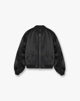 Satin-Bomberjacke